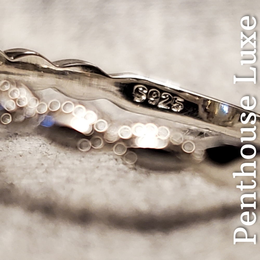 REAL Natural Opal Dome Oval Cut Sterling Silver Ring - Picture 4 of 6